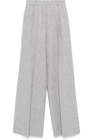 ERMANNO SCERVINO Pantalon évasé à fines rayures