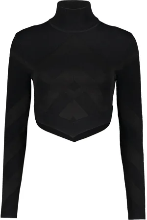 Burberry T-shirt à motif en jacquard