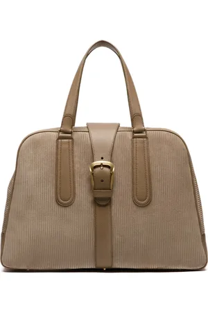 Bally Sac à main en daim à plaque logo