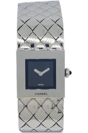 CHANEL Montre Matelassé 18 mm pre-owned (années 1990-2000)