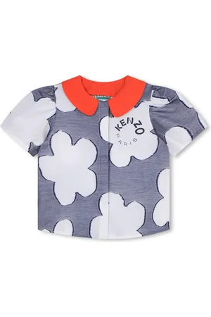 Kenzo Chemise en coton à fleurs