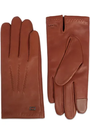 LANCEL Gants Sellier à logo imprimé