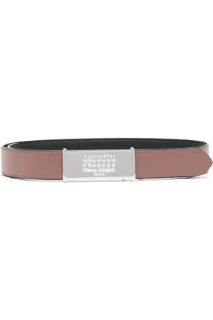 Maison Margiela Ceinture en cuir à logo gravé