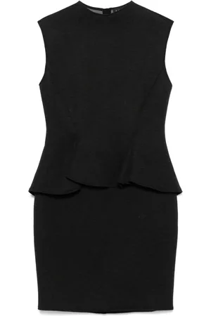 Lanvin Robe courte à taille péplum
