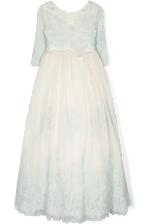 Manuela Macías Robe à col rond