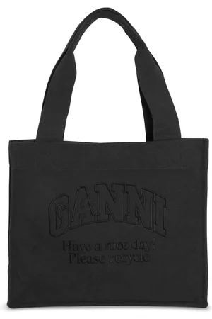 Ganni Sac cabas à logo brodé