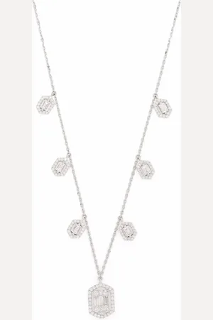 DJULA Collier ras-du-cou Sparkle nº3 en or blanc 18ct
