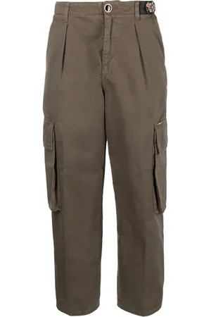 Liu Jo Pantalon évasé en coton à fleurs