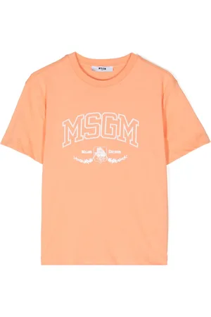 Msgm T-shirt en coton à logo imprimé