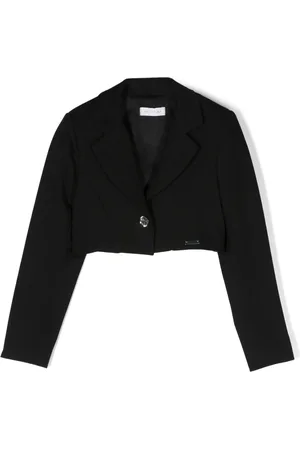 MONNALISA Blazer crop à simple boutonnage