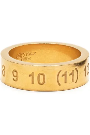 Maison Margiela Bague Numerical à design gravé