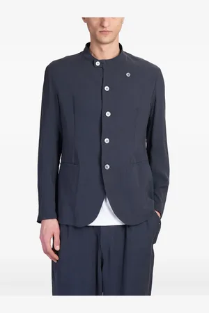 Emporio Armani Blazer à design sans col