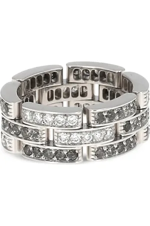 Cartier Bague Maillon Panthère en or blanc sertie de diamants