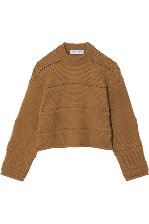 Proenza Schouler Pull en maille ajourée à col rond