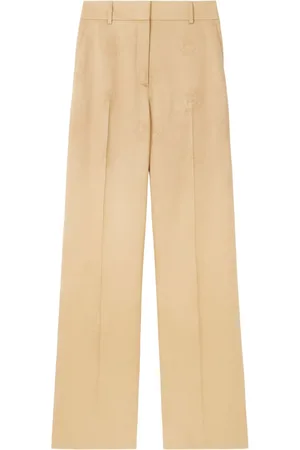 Burberry Pantalon en soie EKD à coupe ample