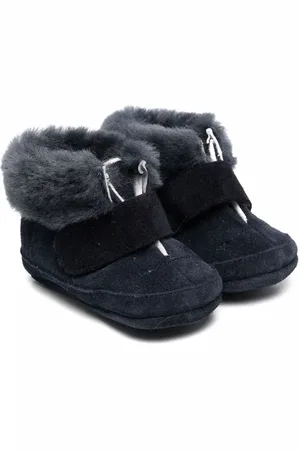 PèPè Chaussures pré-marche à bordure en fourrure