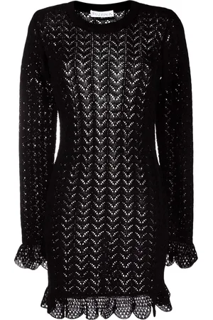 J.W.Anderson Robe en maille à bords festonnés