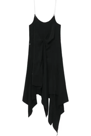 Kiko Kostadinov Robe asymétrique à détails torsadé