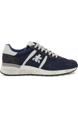Premiata Baskets en cuir à logo embossé