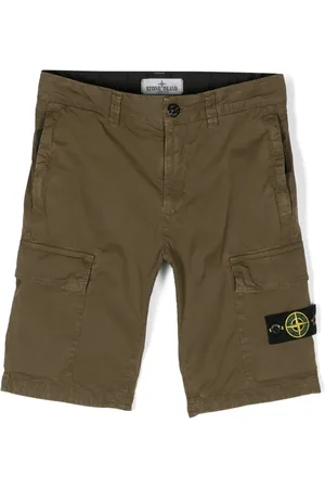 Stone Island Short cargo à patch logo