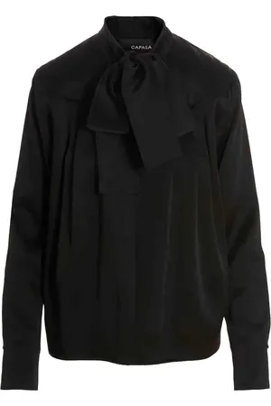 Capasa Milano Blouse à col lavallière