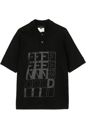 Fendi Polo à logo imprimé (1990-2000)