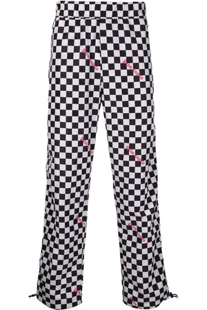 Palm Angels Pantalon de jogging à imprimé damier