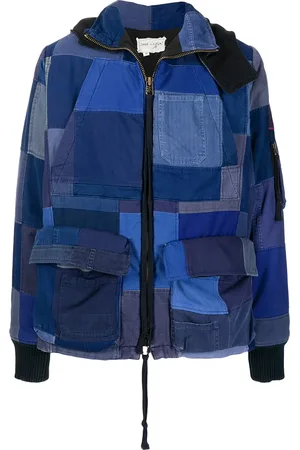 GREG LAUREN Manteau à design patchwork