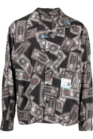 Maison Mihara Yasuhiro Chemise Dollar Bill à manches longues