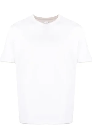 ELEVENTY T-shirt en coton à design superposé