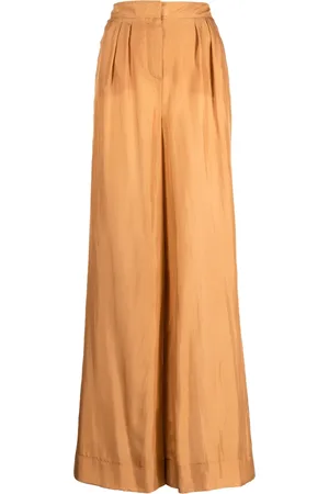 Alberta Ferretti Pantalon palazzo en soie