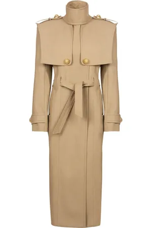 Balmain Trench à taille ceinturée