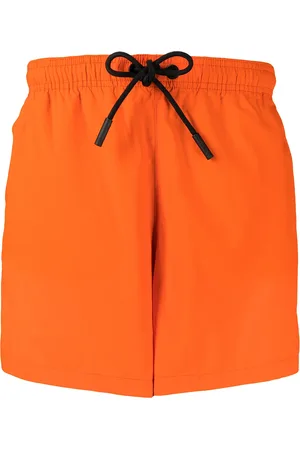 MARCELO BURLON Short de bain à taille à lien de resserrage
