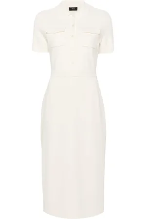 THEORY Robe Military à coupe mi-longue