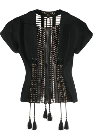 Gucci Haut zippé à détail de laçage (années 2010)