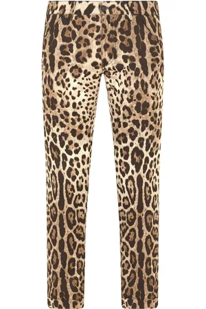 Dolce & Gabbana Jean skinny à imprimé léopard
