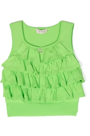 Twin-Set Blouse froncée à design sans manches
