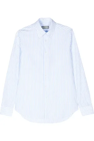 CANALI Chemise en coton à rayures