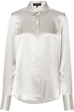 BARBARA BUI Chemise en soie à col lavallière