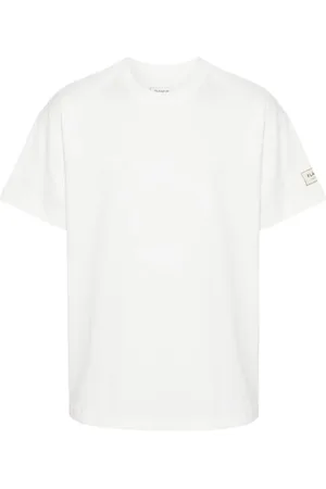 FLÂNEUR T-shirt en coton à logo appliqué
