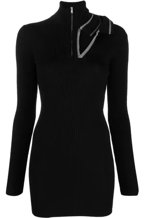 Y / PROJECT Robe courte nervurée à découpe