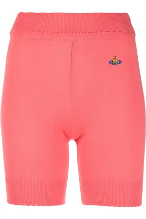 Vivienne Westwood Short en maille nervurée à logo brodé