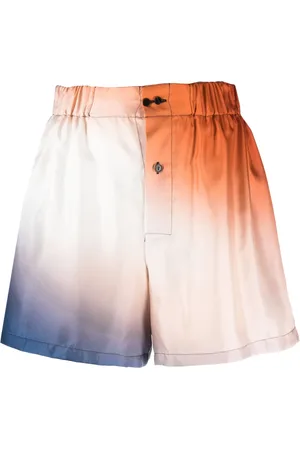 Gauchere Short en soie à effet dégradé