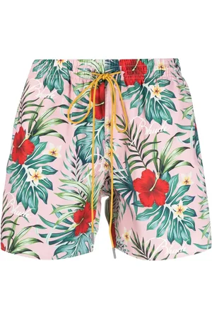 Rhude Short de bain imprimé à lien de resserrage