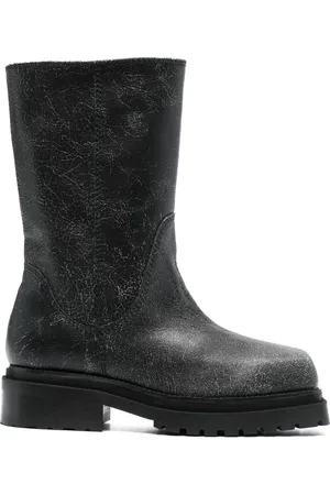 ECKHAUS LATTA Bottes en cuir à bout carré 70 mm