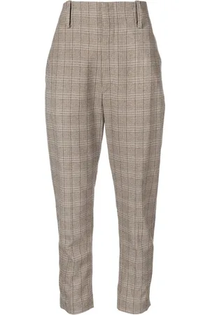 Isabel Marant Pantalon fuselé à carreaux