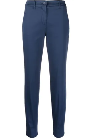 Jacob Cohen Pantalon slim court à patch logo