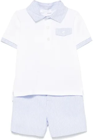PATACHOU Ensemble polo-short à fines rayures
