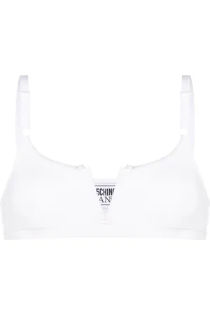 Moschino Soutien-gorge nervuré à col fendu