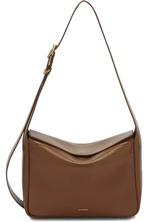 Jil Sander Sac à bandoulière en cuir à logo